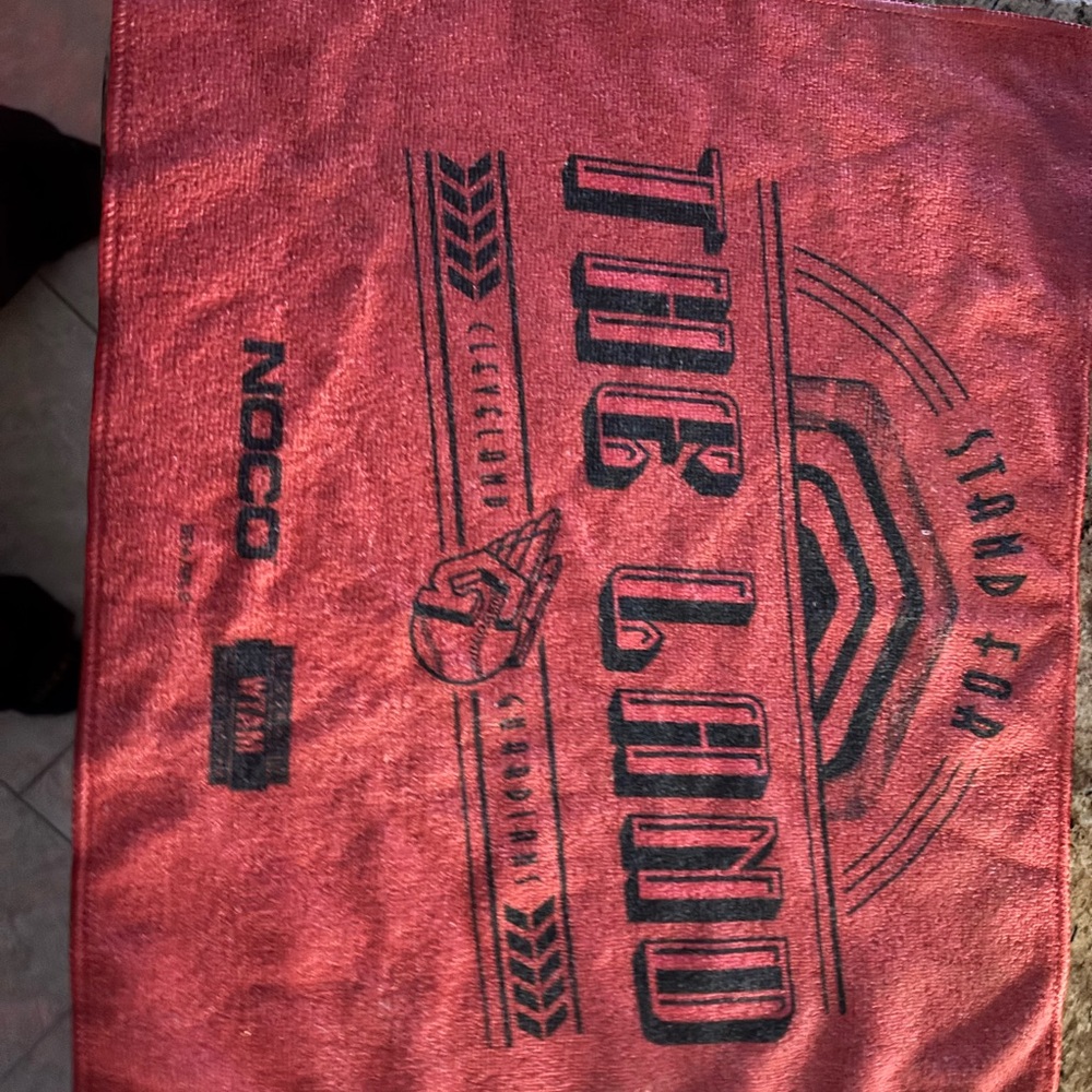 Cleveland guardians The Land Red Graphic Towel
